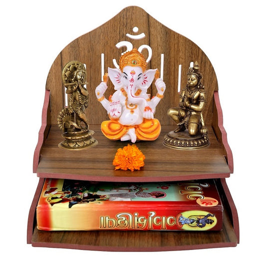 Home Temple for Idols Temple for Home and Office I OM Engraving