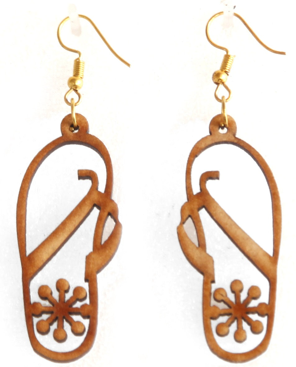 Natural Beauty: Handmade Wooden Earrings Set Of 3