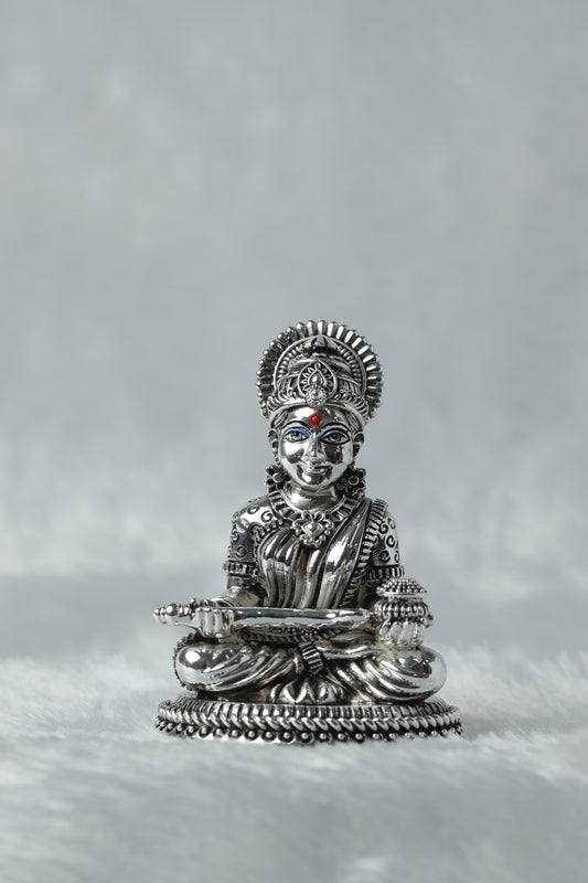 Silver plated antrique finish Annapurna Maa