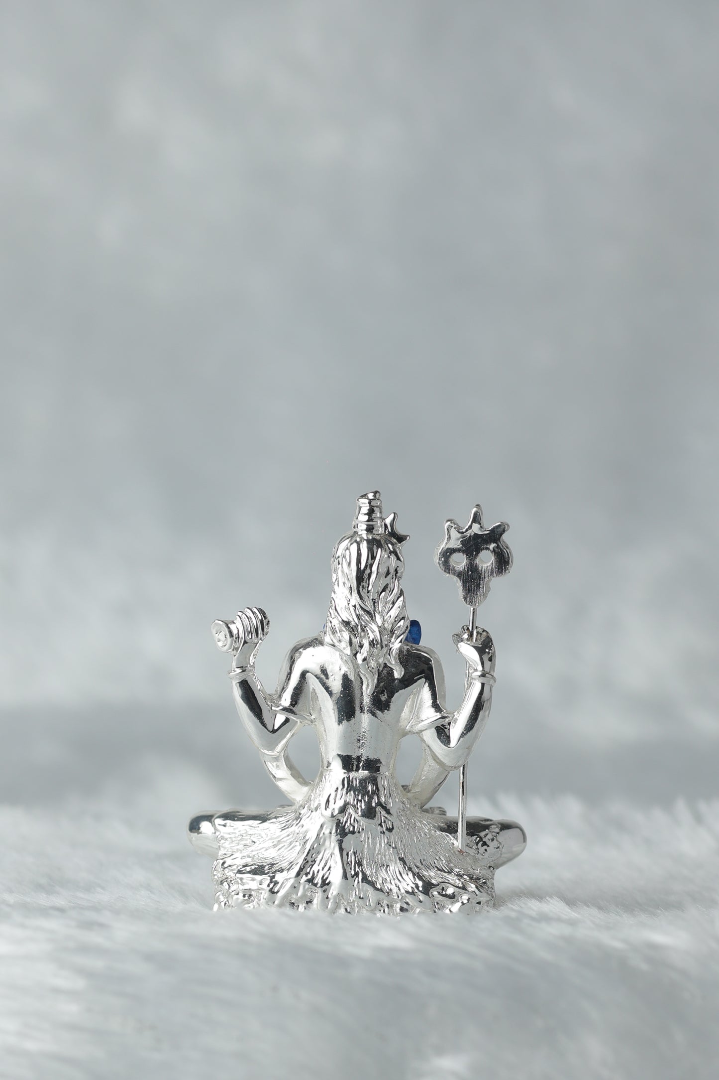 Silver plated Shiva Statue