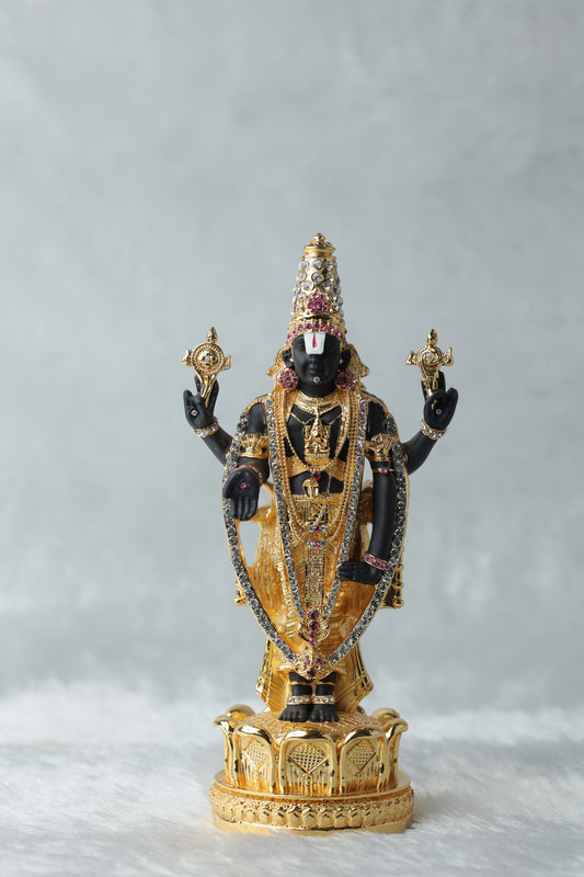 Gold plated Lord tirupati Balaji