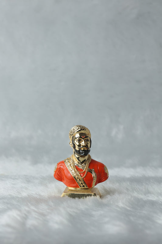 Gold plated Chatrapati Shivaji Maharaj